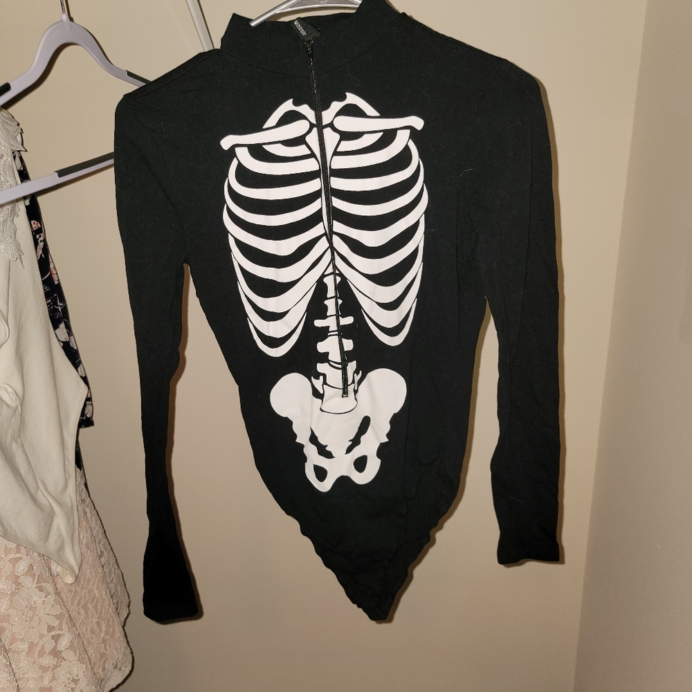 Small Skeleton Body Suit